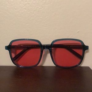 Eye Buy Direct raspberry lense sunglasses